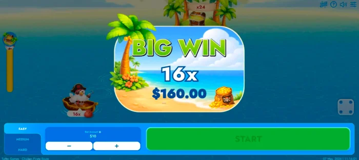 Chicken Pirate Route голяма печалба